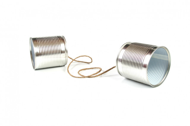 cans on a string